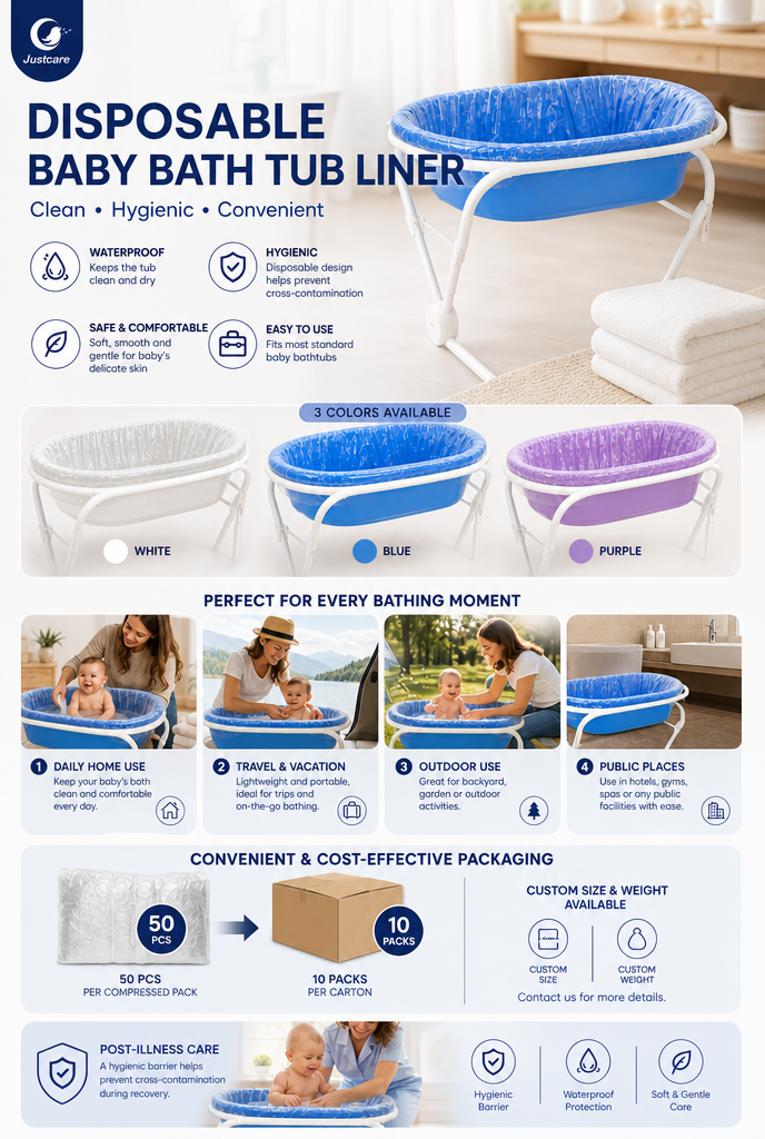 Disposable Baby Bath Tub Liner detail