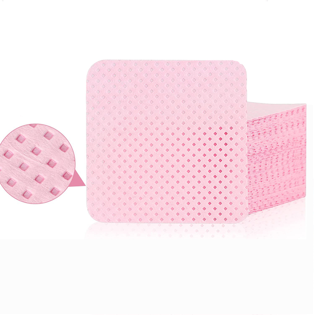 Disposable Dry Soft Polish Remover Lint Free Nail Wipes for Finger Nail Beauty