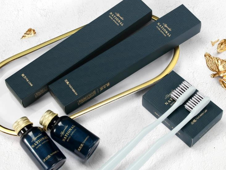 Hotel disposable toiletry kit and slipper