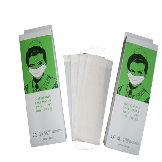 2ply Paper Face Mask 