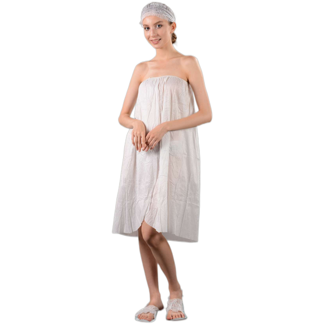 Disposable Nonwoven Colorful Bath Robe