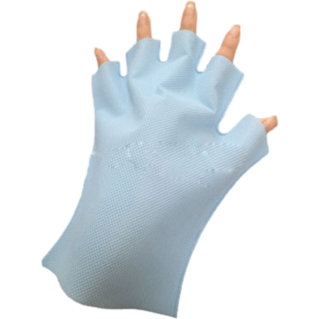 UV Protection Nail Gloves Open-toed Gloves 
