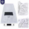 Disposable SMS Fitted Sheet with Elastic Half Band & Mitered Corners