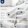 Disposable bed sheet roll with easy-to-tear perforation lines