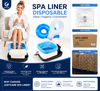 Revestimiento transparente desechable para cuenco de pedicura