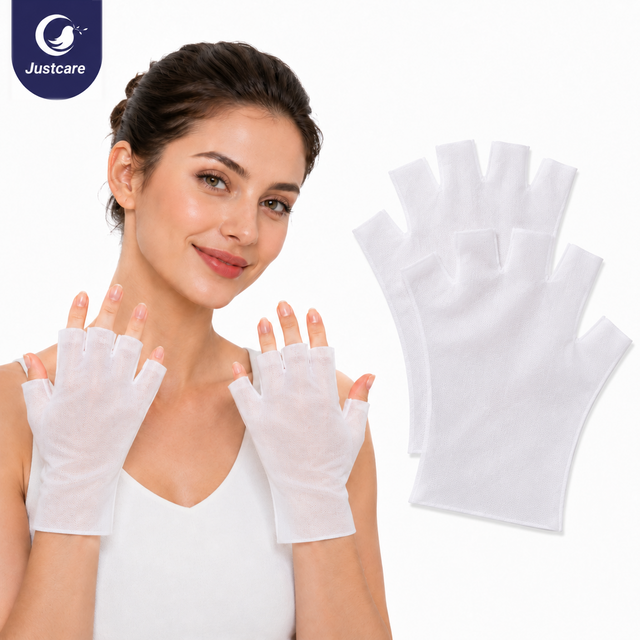 UV Protection Nail Gloves Open‑toed Gloves for gel manicure UV light protection