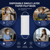 Disposable Single Paper Pulp Face Mask