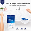 Justcare Disposable Bathtub Cover stretch resistant thick clear film demonstration, tear resistant bathtub liner