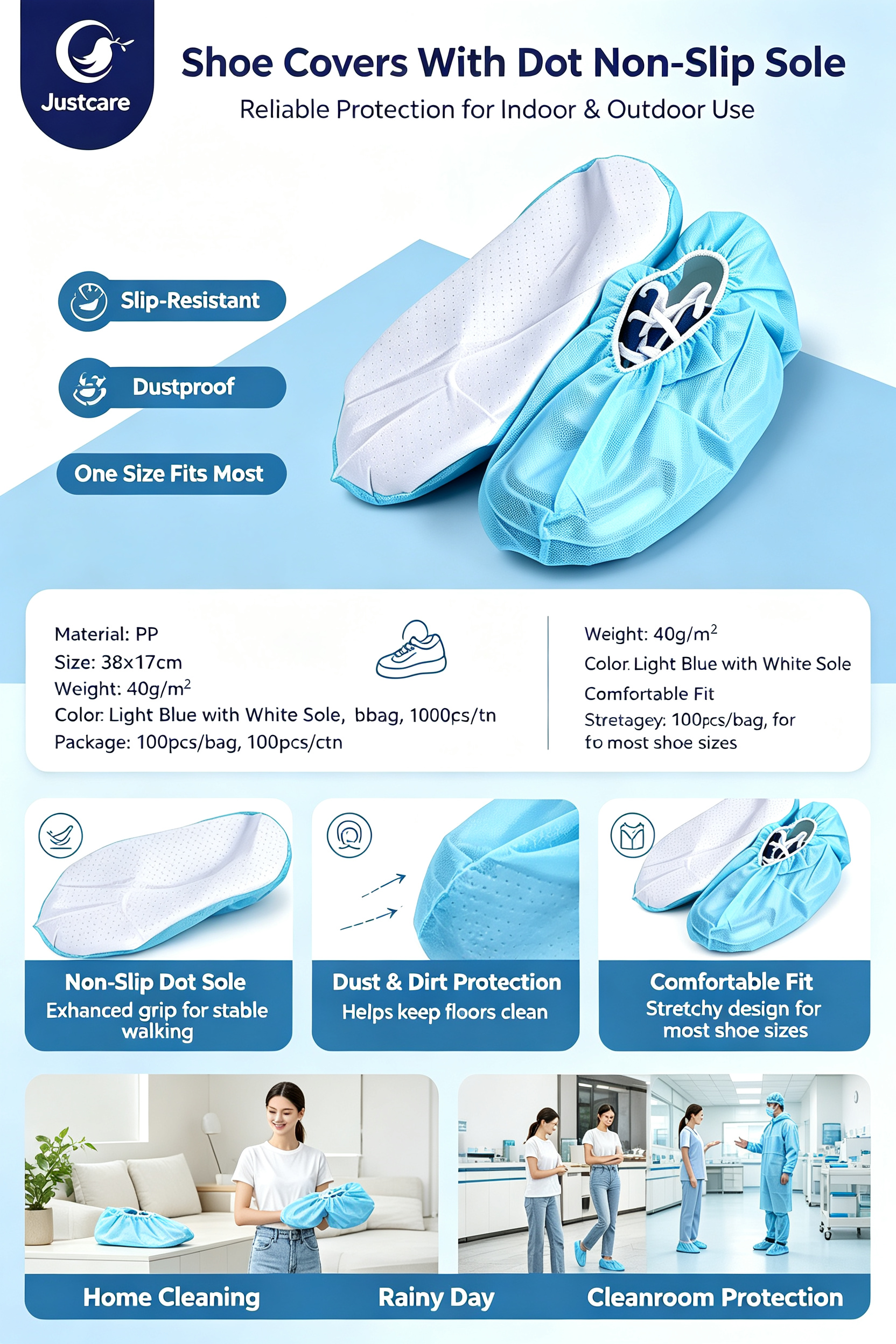 justcare‑disposable‑pe‑shoe‑cover‑a‑plus‑main