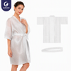 Robe kimono non tiss&eacute;e blanche jetable pour spa SMS