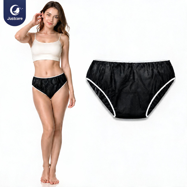 Disposable Black Women's Briefs