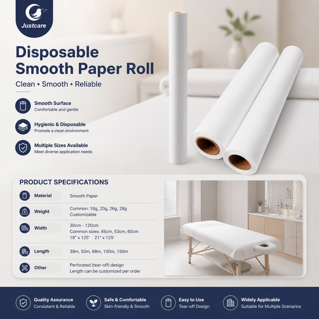 Disposable Smooth Paper Roll