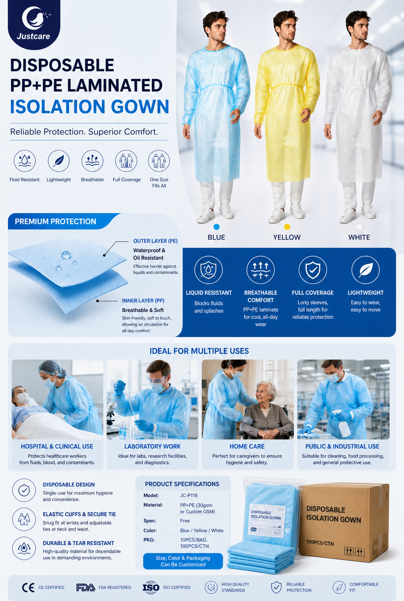 Disposable PP+PE Laminated Isolation Gown detail.png