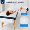 Disposable massage bed cover roll on beauty spa table