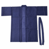 Disposable Nonwoven Sauna Kimono with Short Sleeve 