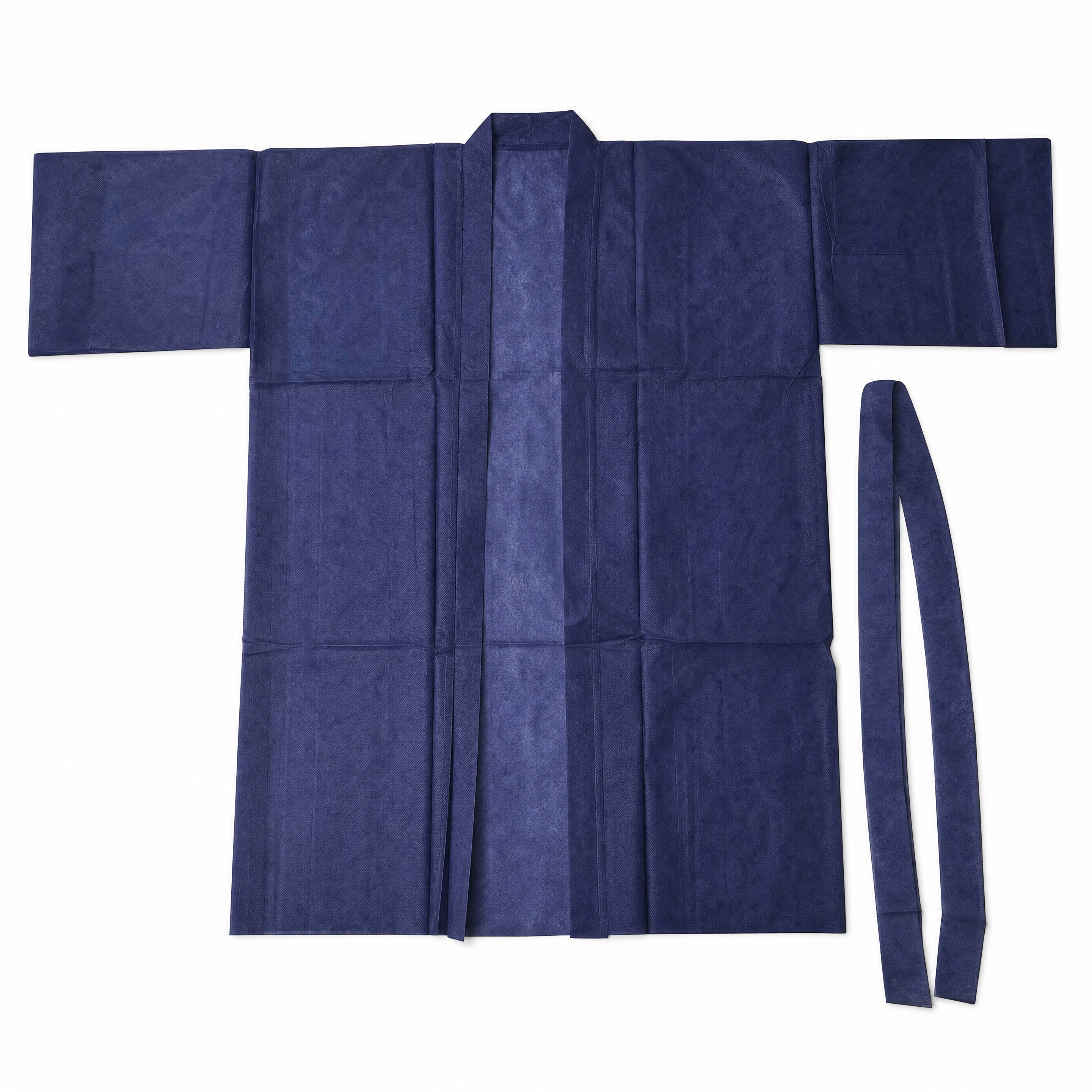 Disposable Nonwoven Sauna Kimono with Short Sleeve 