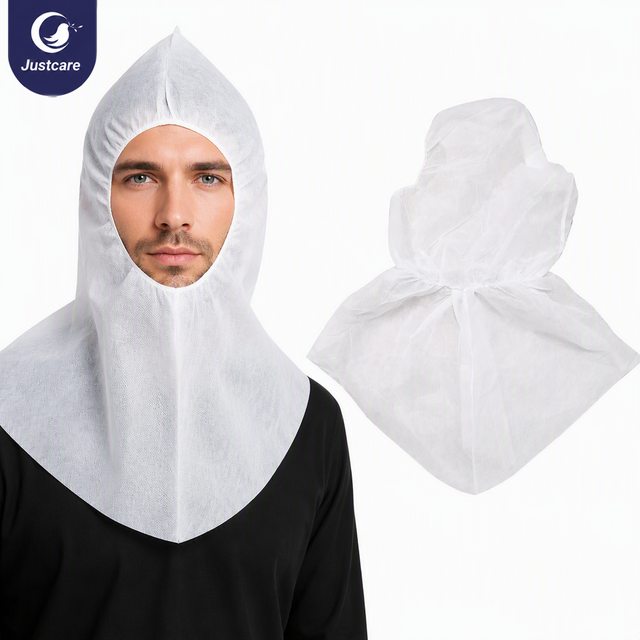 Disposable Hood Cap with Cover for Full Head Protection