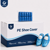 Disposable transparent PE shoe booties