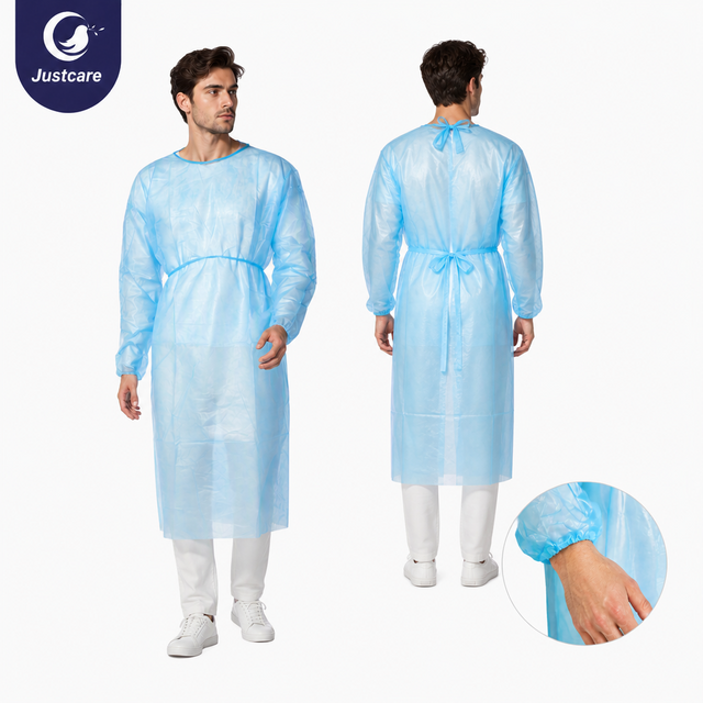 Disposable PP+PE Laminated Isolation Gown