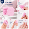 Weiche Vlies-Nagelt&uuml;cher, Manik&uuml;re-Reinigungst&uuml;cher zur Vorbereitung der Nagelkunst