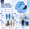 Breathable nonwoven disposable anti slip shoe protector prevent dirt for indoor use
