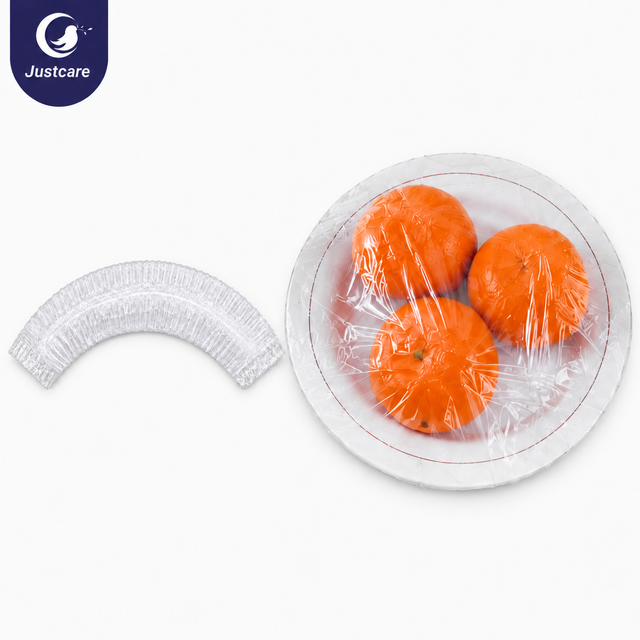 Disposable Bowl Covers, HDPE LDPE Plastic Elastic Bowl Covers for Food Fresh Keeping, Kitchen Storage