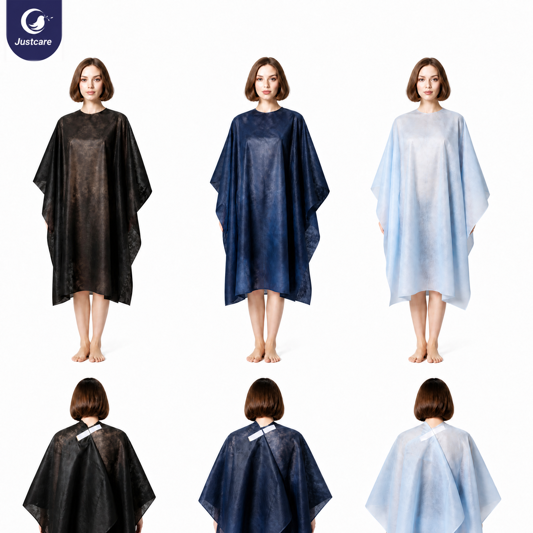 Disposable Hair Cutting Cape with Velcro