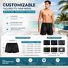  Disposable Men's Black Boxer Shorts