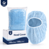 Cubierta desechable unisex para la cabeza, redecilla para el cabello a prueba de polvo para uso en salones de procesamiento de alimentos en laboratorio