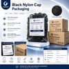 Black Nylon Cap