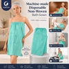 Non-woven Disposable Spa Bath Gown with Elastic Waistband