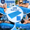 Disposable SMS Fitted Sheet with Elastic Half Band & Mitered Corners