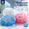 Soft Handmade Shower Cap, waterproof reusable hair shower cap for bathing, salon spa and daily hair care