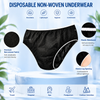 Disposable Black Women's Briefs, single‑use ladies underwear for travel hotel spa salon