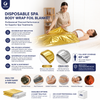 DISPOSABLE SPABODY WRAP FOIL BLANKET