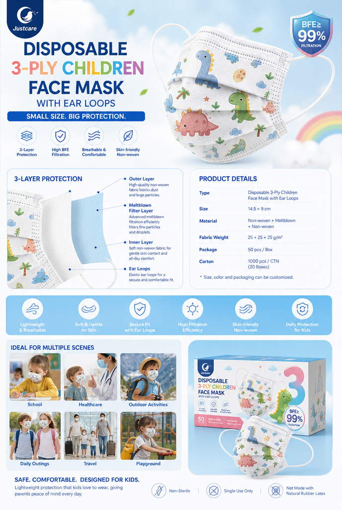 Disposable 3-Ply Children Face Mask with Ear Loops detail.png