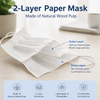 Disposable 2-Ply Paper Pulp Face Mask