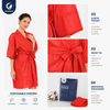 Disposable Spa Kimono Robe with Waist Belt for Beauty Salon & Spa