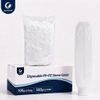Justcare disposable PP+PE sleeve cover packaging show, 100pcs per bag 500pcs per carton white protective oversleeve