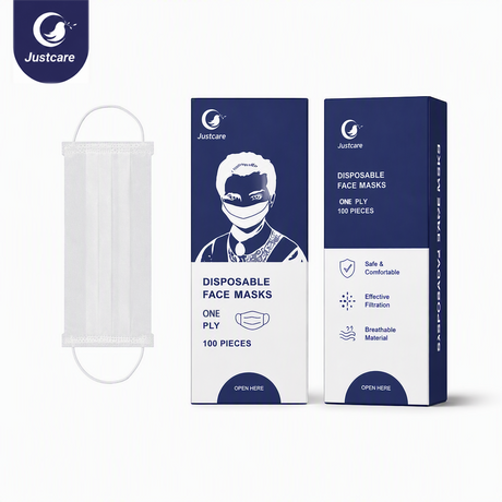 Disposable Single Layer Paper Pulp Face Mask