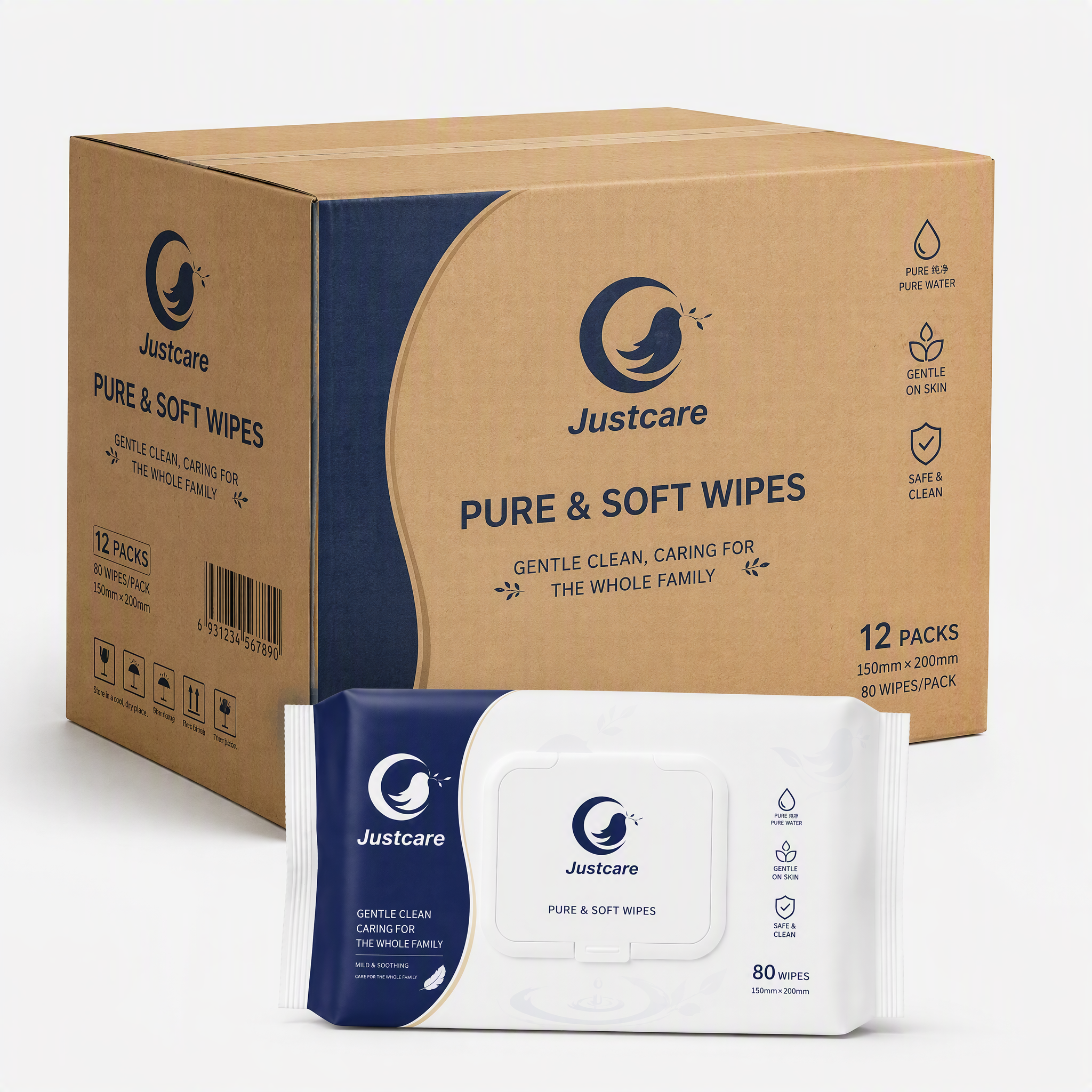 Justcare Custom Wet Wipes
