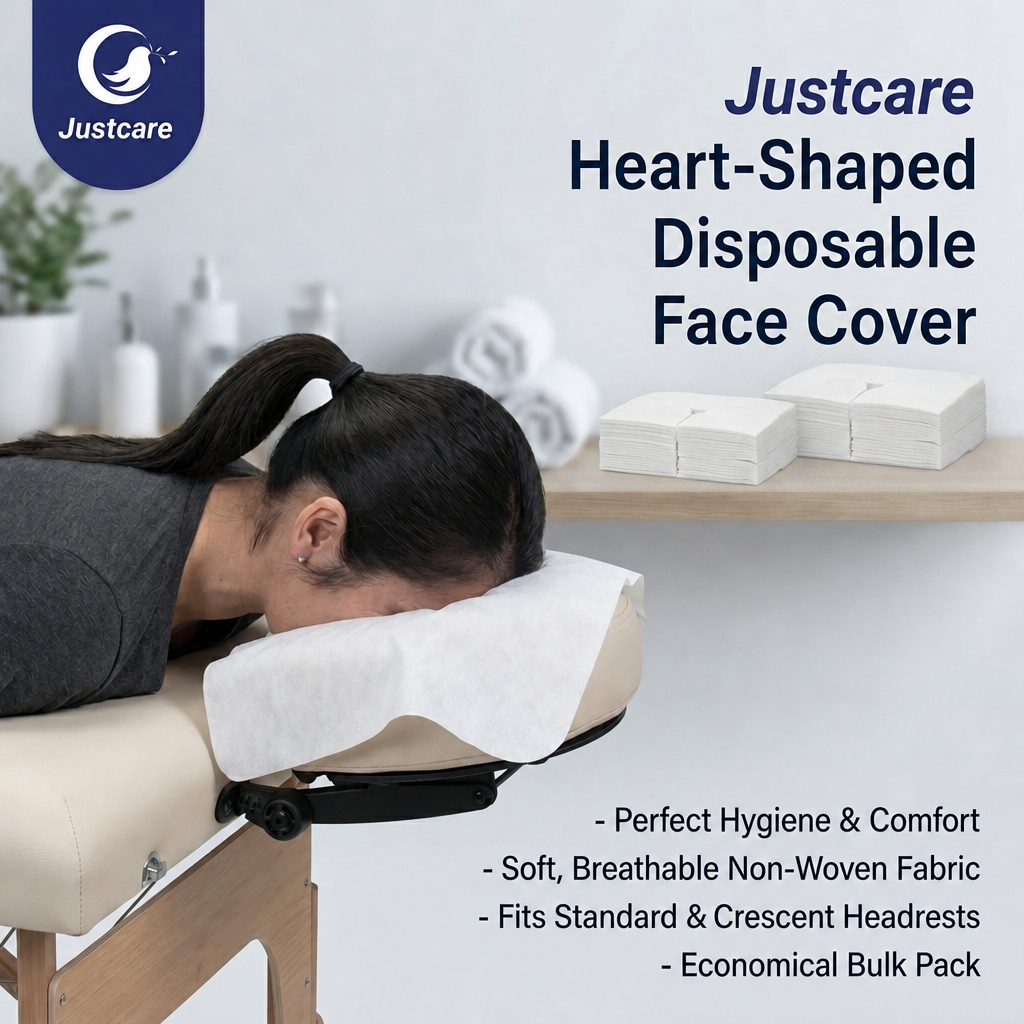 Heart‑Shaped Disposable Face Cover, disposable heart‑pattern face mask, lightweight single‑use face covering for women daily party use